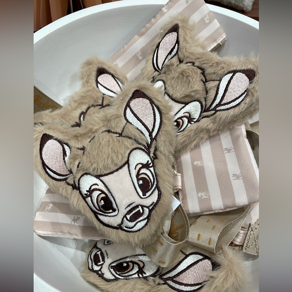 Disney Parks Bambi Fuzzy Coin Pouch